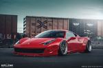 Ferrari 458 Italia by Liberty Walk on PUR Wheels 2015 года